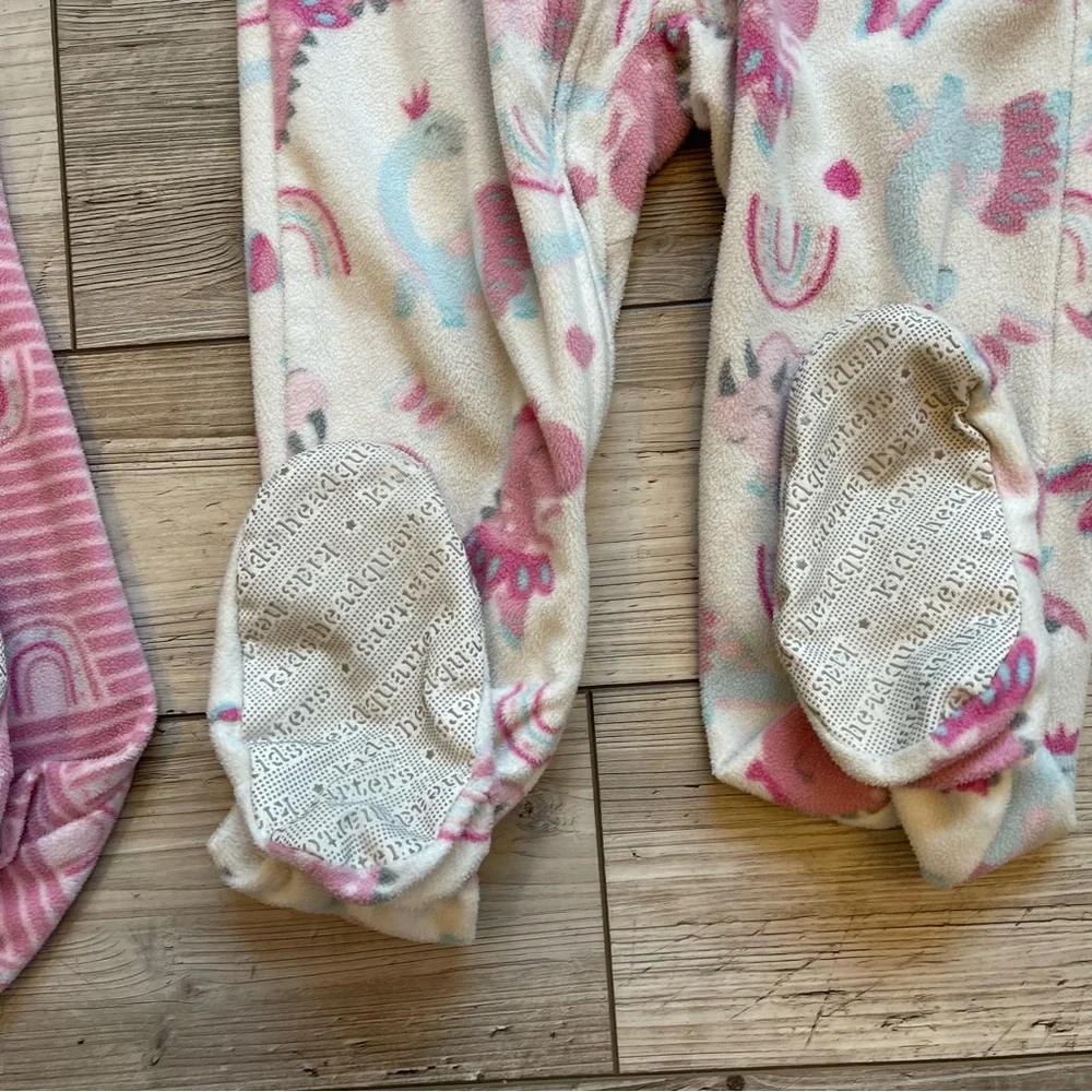 Kids Headquarters | Footie Pajamas | Size: 4T | BUNDLE: Set of 2